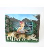 3 Wolves Picture Frame - Wildlife Panoramic Decor