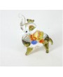 Assorted Glass Elephant Figurines - Colorful Collectibles