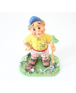 Funny Decorative Golfer Statue - Golf Enthusiast Gift