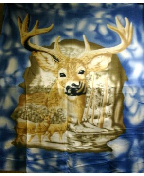 Majestic Large Deer Blanket - Cozy, Soft, and Elegant Design