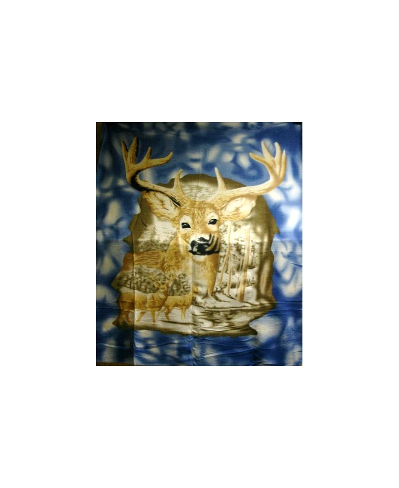 Majestic Large Deer Blanket - Cozy, Soft, and Elegant Design