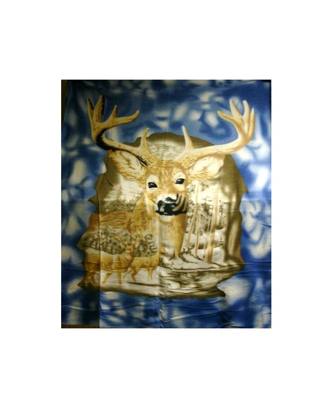 Majestic Large Deer Blanket - Cozy, Soft, and Elegant Design