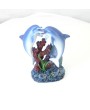 Kissing Dolphin Figurine - 6 Inch Coastal Decor Sculpture