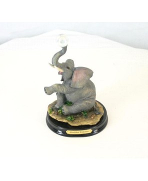 Montefiori Elephant Figurine - Handcrafted 8" Decorative Elephant