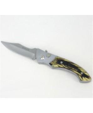 Side Winder Bone Handle Auto Knife - Classic Elegance & Precision