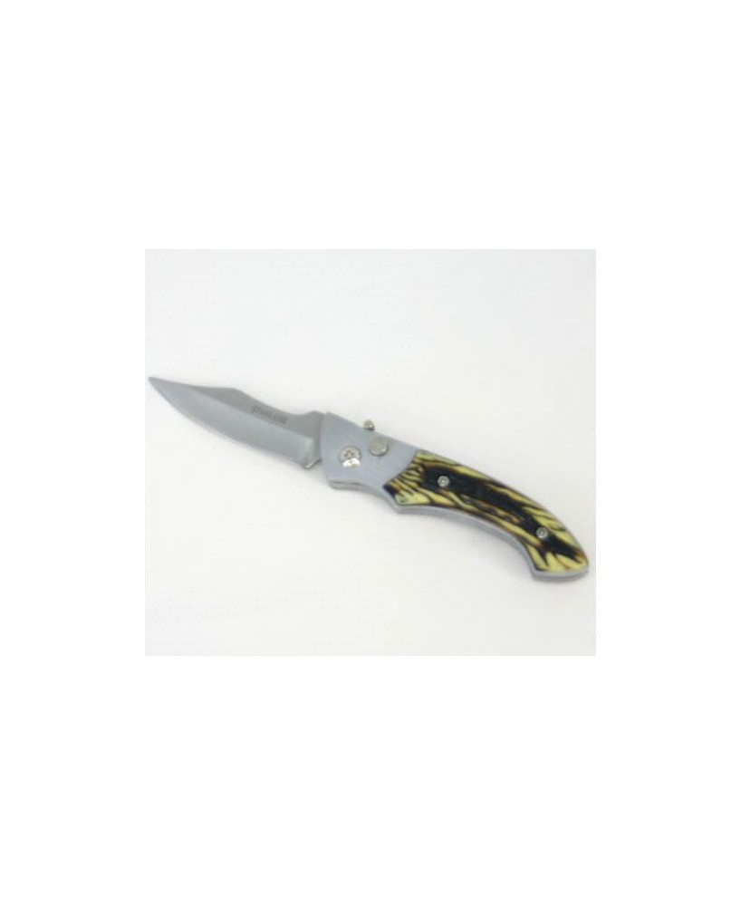 Side Winder Bone Handle Auto Knife - Classic Elegance & Precision