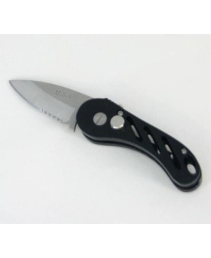 Black Swing Blade Auto Knife - Compact and Durable Collectible