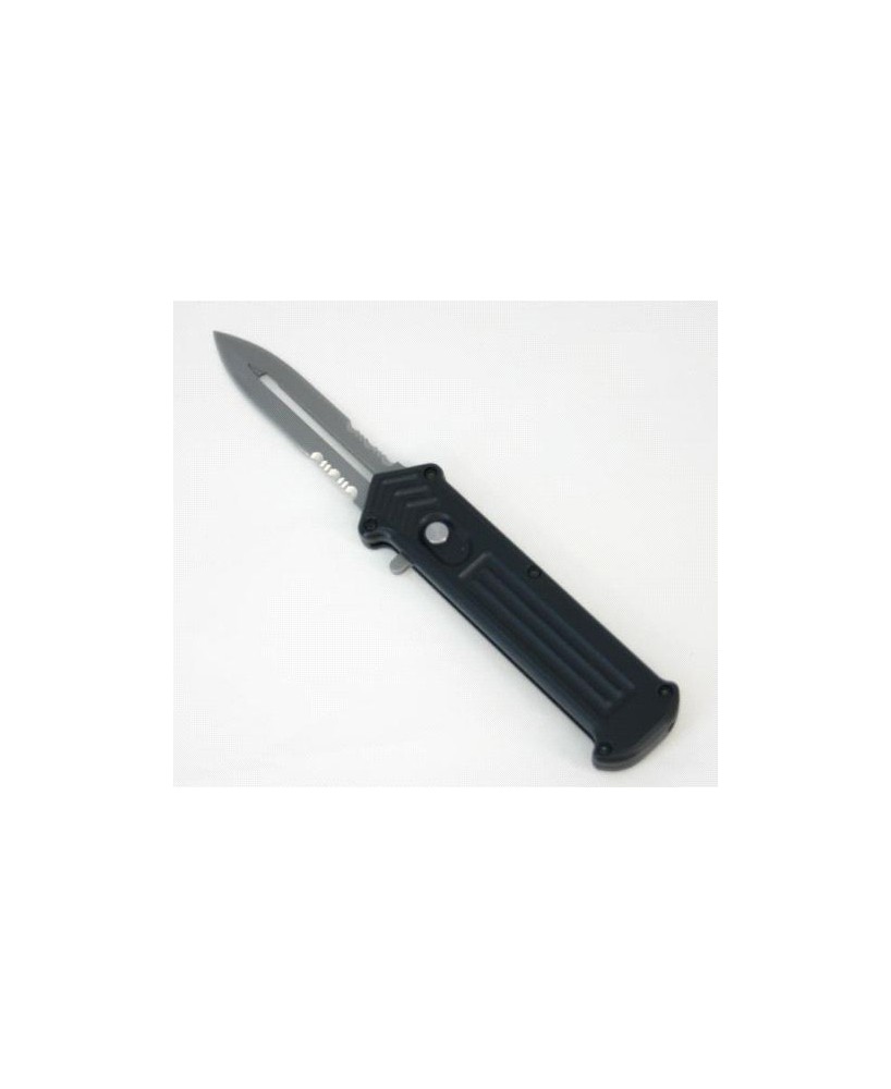 Force Action Tactical Black Auto Knife - Ultimate Collector's Choice