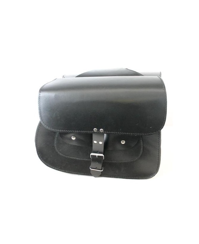 Classic Leather Buckle Saddlebag