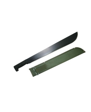 22.75" Black Machete w/ Sheath