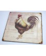 Rustic Rooster Plaque - Farmhouse Kitchen Decor Accent