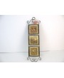 Rooster Tiles in Frame - Rustic Farmhouse Kitchen Wall Decor