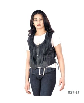 Ladies Vest with Fringe