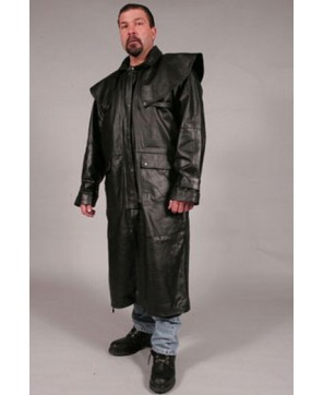 Mens Heavy Duty Top Grade Cowhide Duster