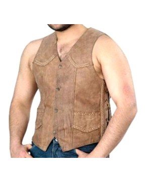 Mens Brown Vest