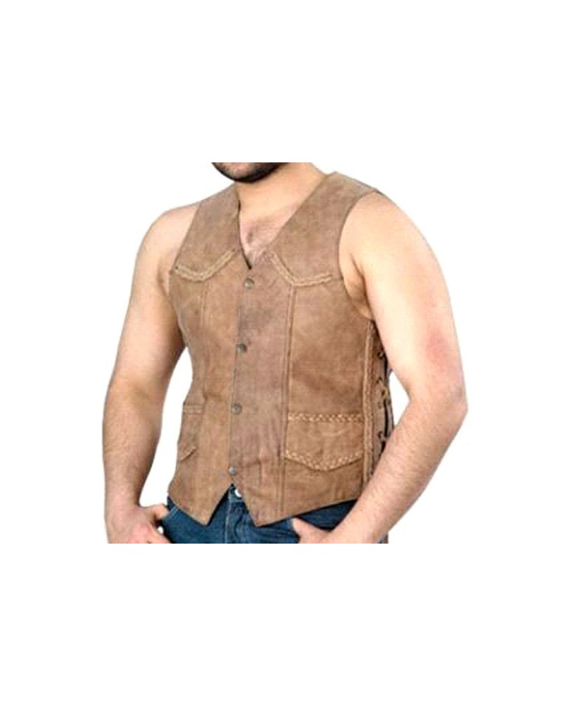 Mens Brown Vest