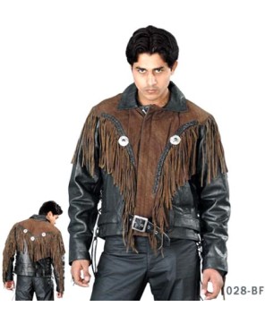 Mens Two-Tone Cowhide Bonjovi Jacket