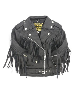 Kids Bonjovi Style Jacket with Fringe