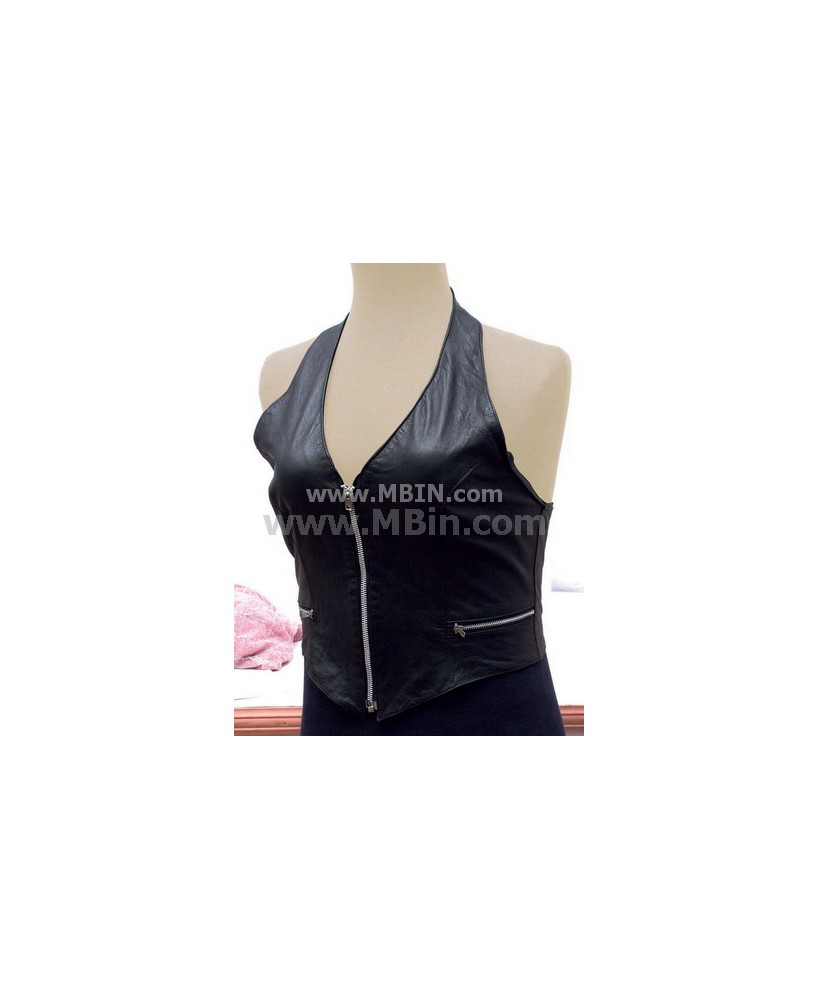 Womens Leather Vest