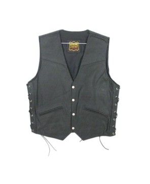 Mens Leather Vest