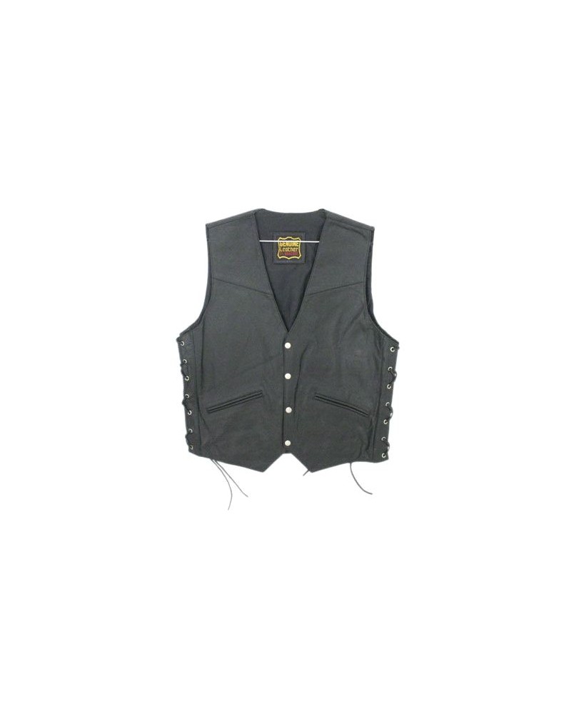 Mens Leather Vest