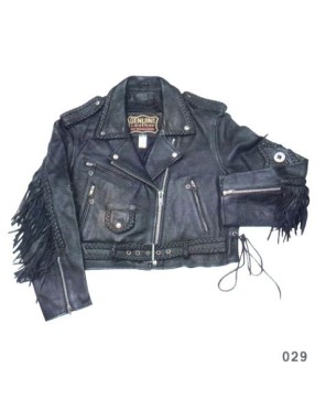 WOMENS LEATHER JACKET WITH FRINGE