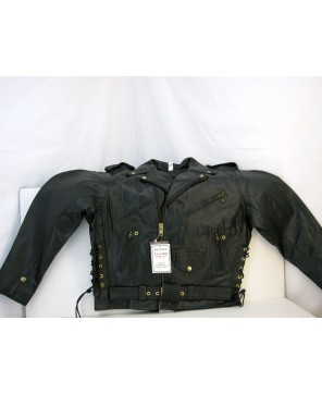 BLACK BIKER JACKET