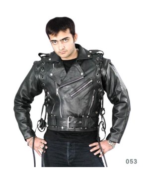 BLACK LEATHER JACKET