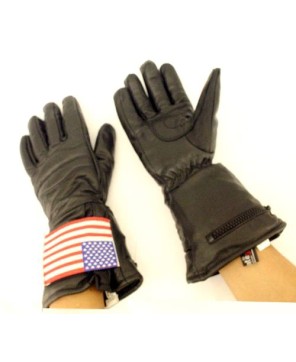 Heavy Gauntlet Glove with American Flag