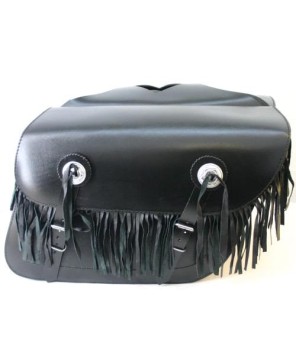 LEATHER FRINGED CLASSIC SADDLEBAG