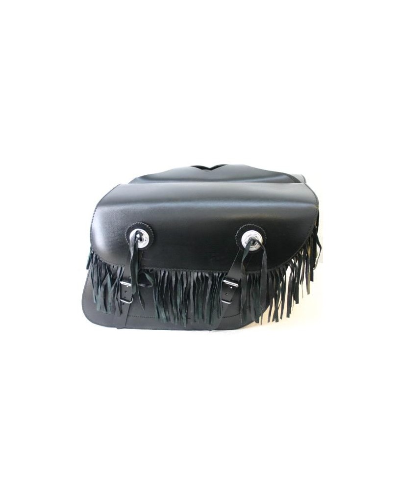 LEATHER FRINGED CLASSIC SADDLEBAG