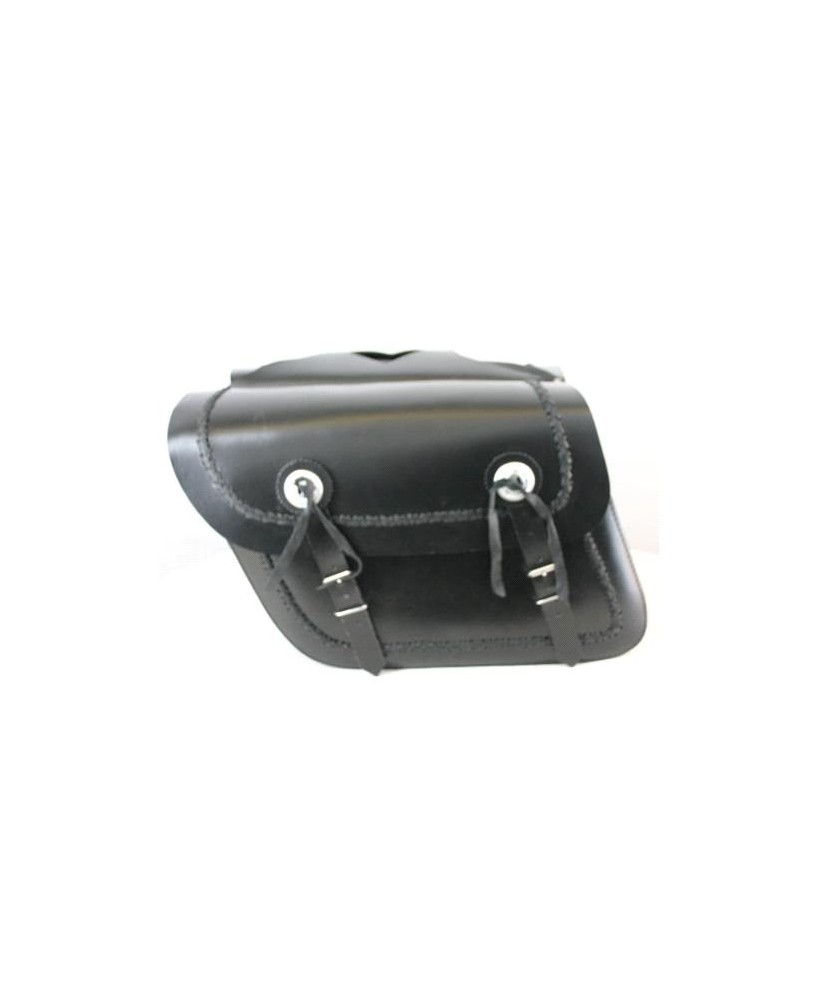 LEATHER SADDLE BAG