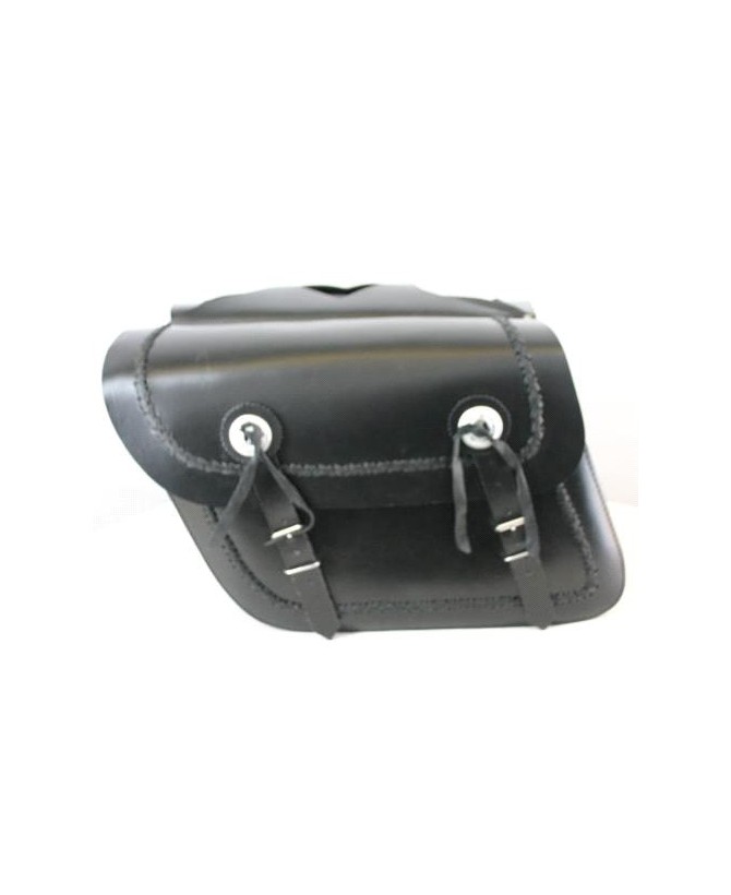 LEATHER SADDLE BAG