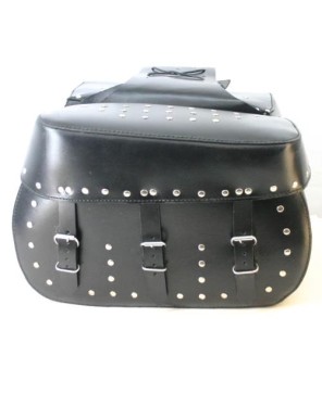 LEATHER SADDLE BAG