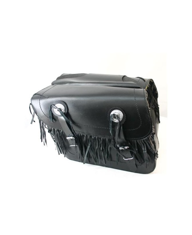 LEATHER FRINGED CLASSIC SADDLEBAG