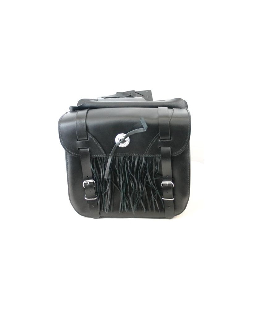 LEATHER FRINGED CLASSIC SADDLEBAG