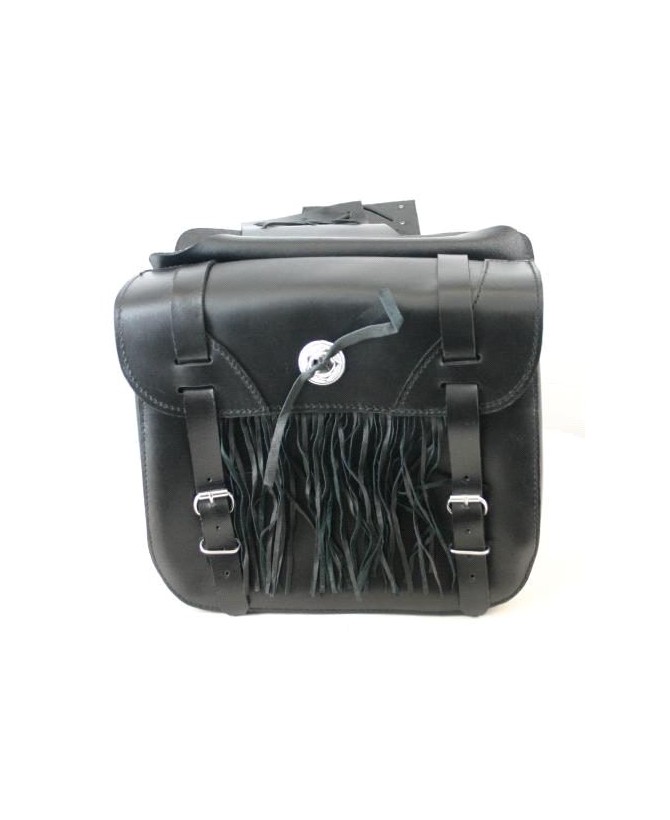 LEATHER FRINGED CLASSIC SADDLEBAG
