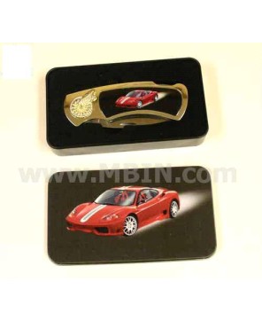 Sports Car Collectible Knife in Tin Box