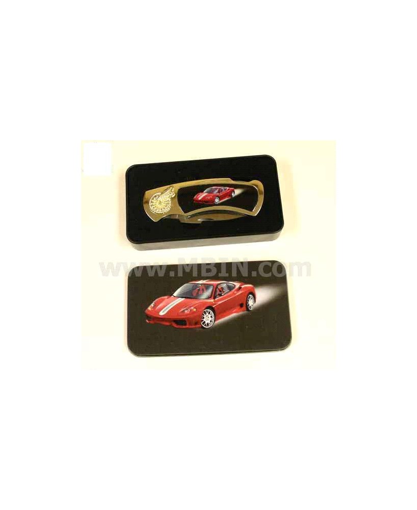 Sports Car Collectible Knife in Tin Box