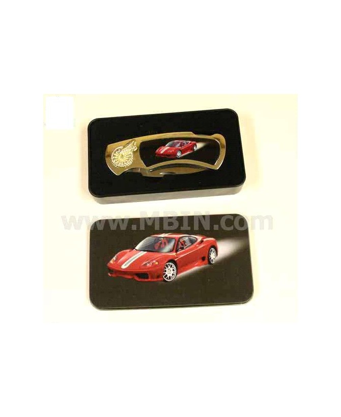 Sports Car Collectible Knife in Tin Box