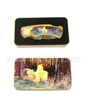 Farm Theme Collectible Knife in Tin Box