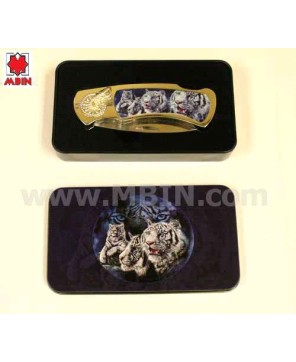 Theme Collectible Knife in Tin Box