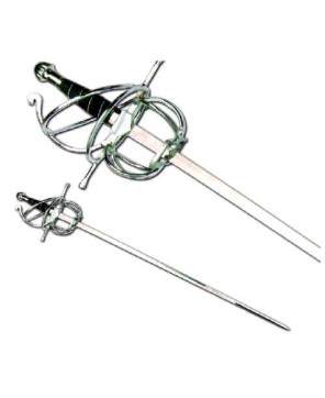 17th Century Europe Rapier with Leather Spiral Handle