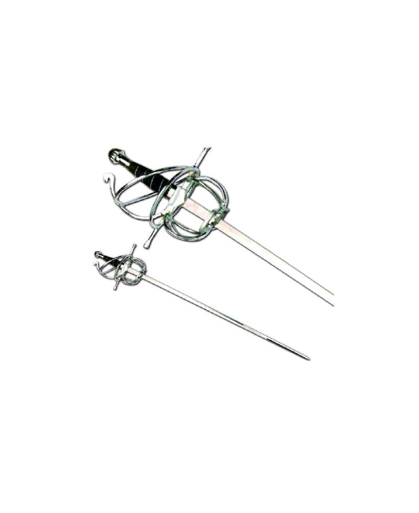 17th Century Europe Rapier with Leather Spiral Handle