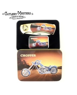 Chopper Box Knife Combo with Lighter