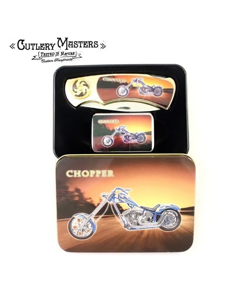 Chopper Box Knife Combo with Lighter