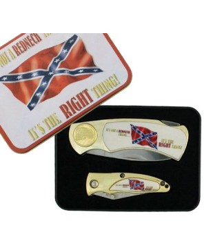 Confederate 2 pcs Box Knife Combo Set