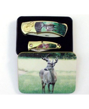 Deer 2 pcs Box Knife Combo Set