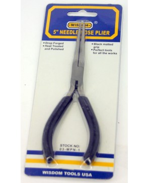 5" ROUND NEEDLE NOSE PLIER, MINI