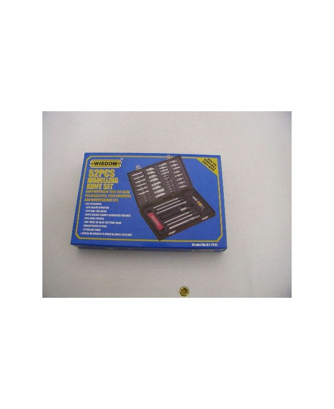 52 PCS MODELING KNIFE SET, COLOR BOX